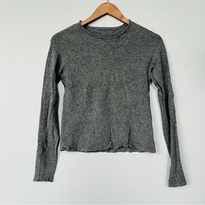 Unbranded Long Sleeve Wool Blend Sweater Shirt